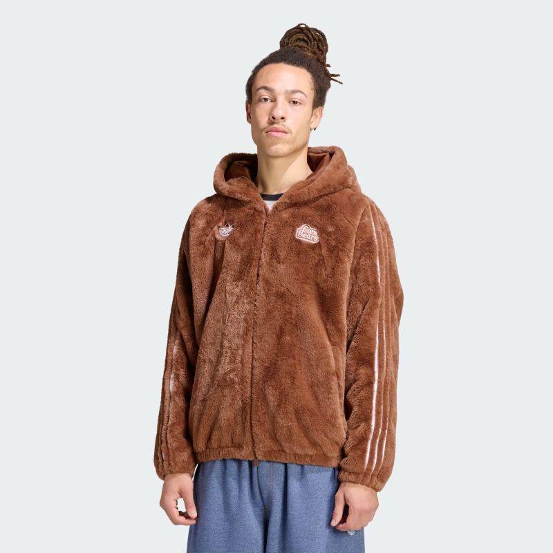 adidas 26Q3 adidas CARE BEAR FUR JKT プリラブドブラウン IA4553