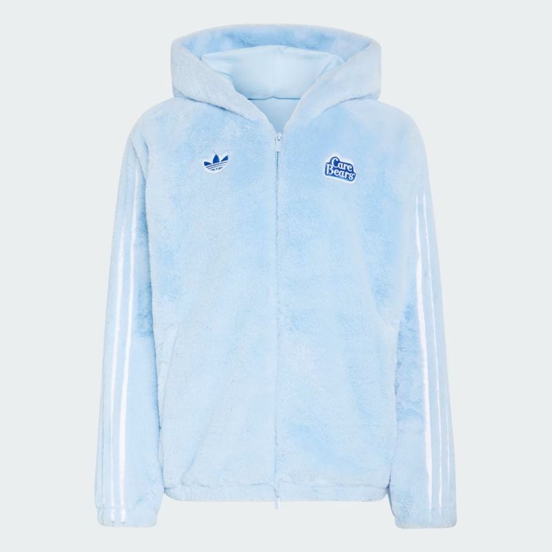 adidas 26Q3 adidas CARE BEAR FUR JKT クリアスカイ KS4325