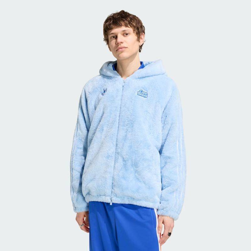 adidas 26Q3 adidas CARE BEAR FUR JKT クリアスカイ KS4325