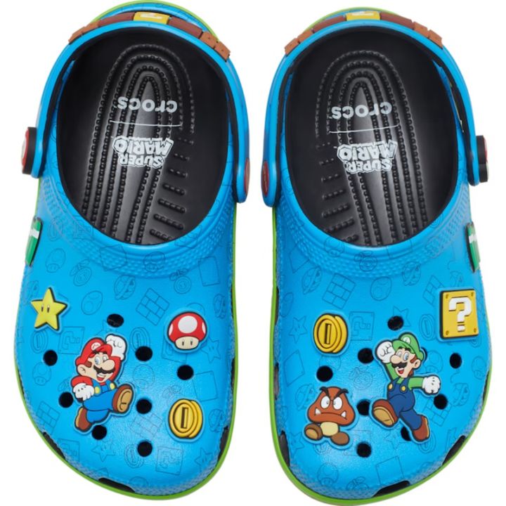 crocs 26Q2 7/16 KIDS' SUPER MARIO CORE CLASSIC CLOG Multi 212139-90H