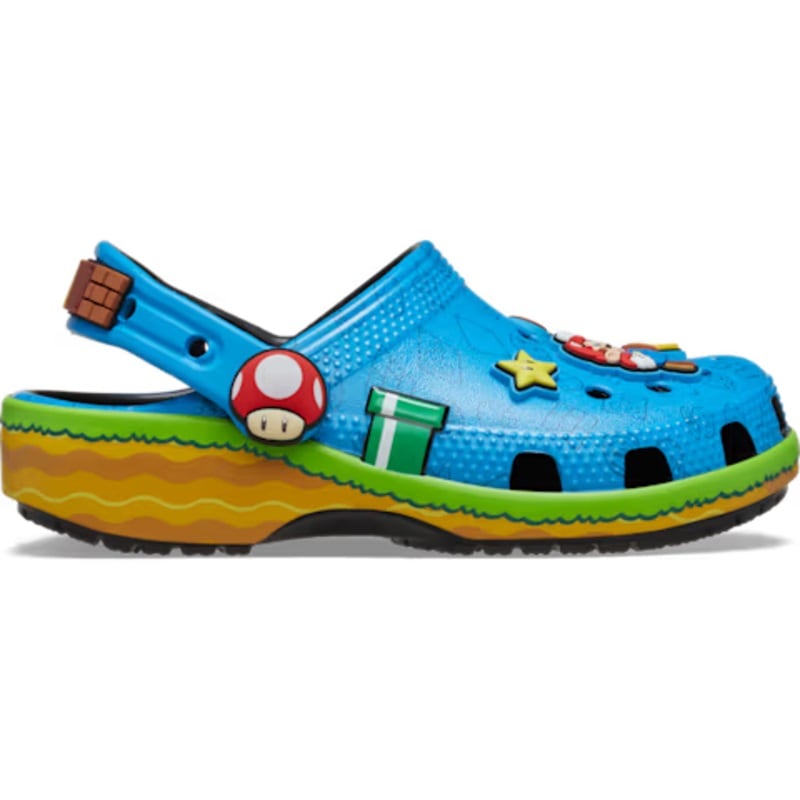 crocs 26Q2 7/16 TODDLERS' SUPER MARIO CORE CLASSIC CLOG Multi 212140-90H