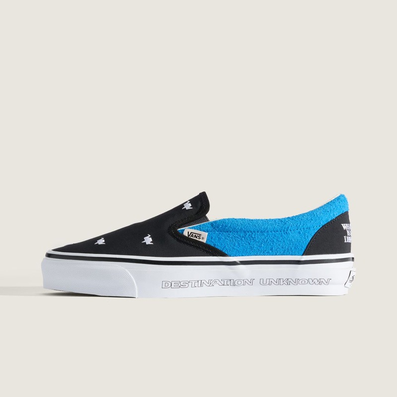 Liberaiders 26SP 7/25 VANS X Liberaiders LX Classic Slip-On 98 LIBERAIDERS BLACK/BRIGHT AZURE 779012608