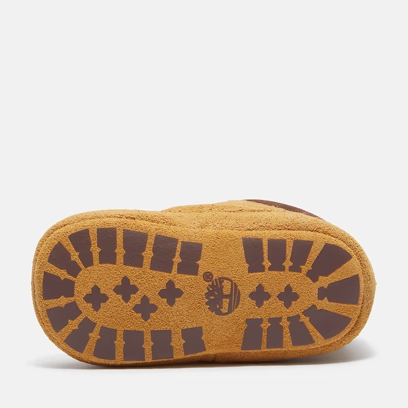 Timberland 26FA INFANT CRIB BOOTIE MID HOOK-and-LOOP BOOT WHEAT SUEDE A6H8G-EZ0