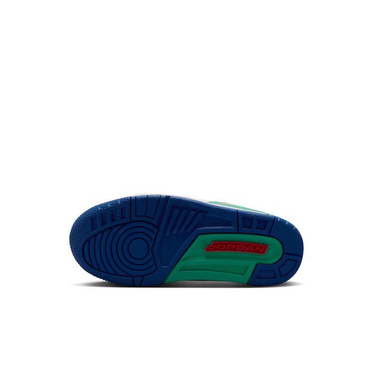 JORDAN BRAND FA26 8/8 JORDAN 3 RETRO PS チョーク/トラックレッド-トゥルーブルー-キネティックグリーン IO2074-100