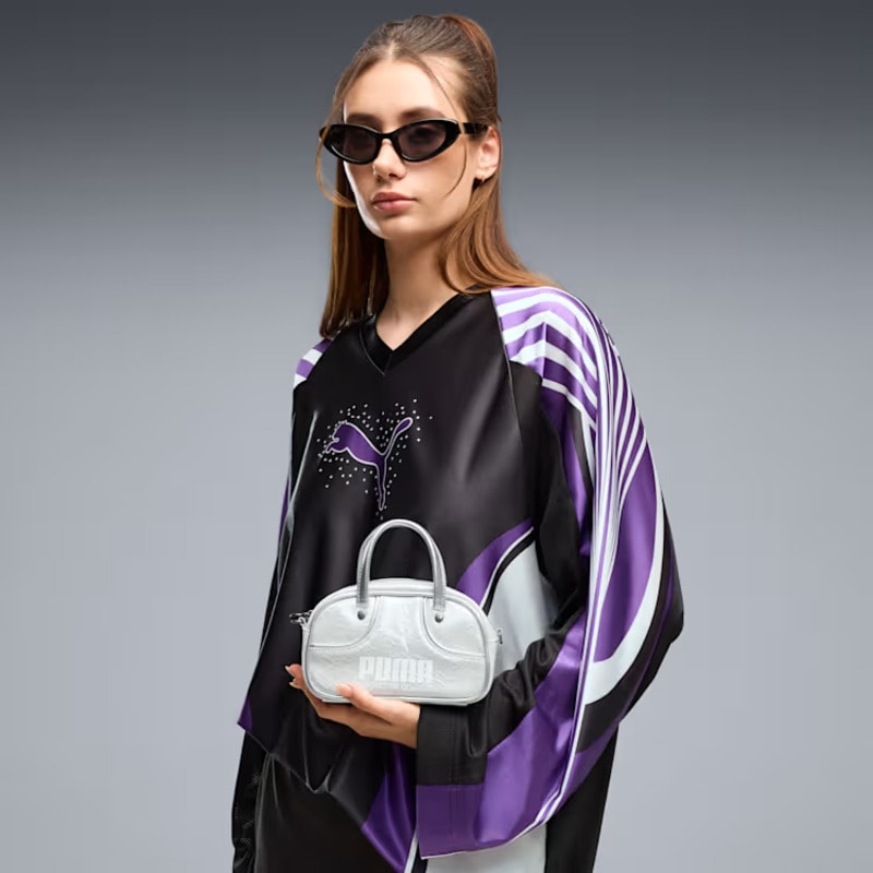 PUMA 26AU PUMA 1976 LUSTRE MICRO GRIP BAG FEATHER GRAY-METALLIC 092862-01