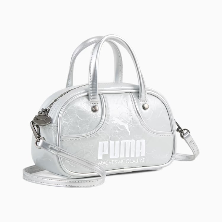 PUMA 26AU PUMA 1976 LUSTRE MICRO GRIP BAG FEATHER GRAY-METALLIC 092862-01