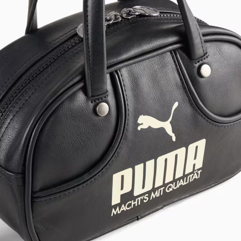 【プーマ/1976 アーカイブ ミニ グリップバッグ 2.5L】PUMA AW26 PUMA 1976 ARCHIVE MINI GRIP BAG PUMA BLACK-ALPINE SNOW 092319-01