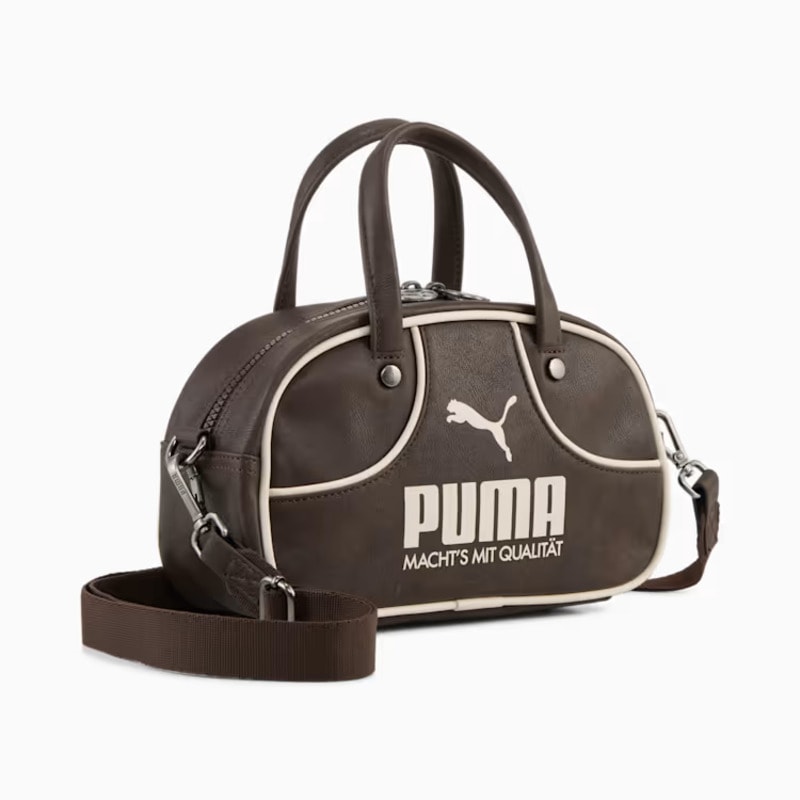 PUMA AW26 PUMA 1976 ARCHIVE MINI GRIP BAG CHOCOLATE FONDUE-ALPINE SNOW 092319-03
