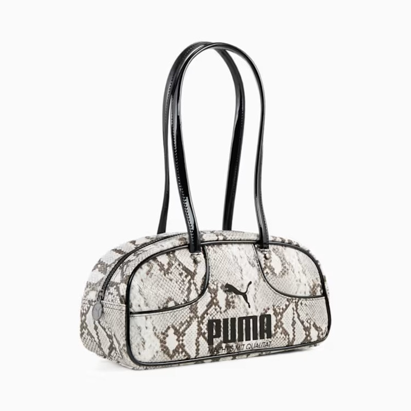 PUMA AW26 PUMA 1976 SNAKESKIN FLUTE GRIP BAG PUMA WHITE-PUMA BLACK 092859-01