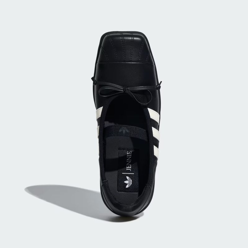 adidas 26Q4 9/1 ADILUNA S2 x JENNIE SUPERSTAR SQ BALLET W コアブラック/コアブラック/オフホワイト LB3787
