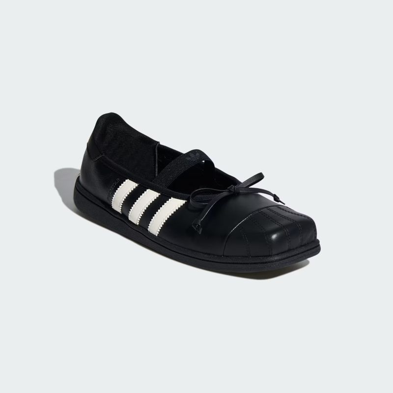 adidas 26Q4 9/1 ADILUNA S2 x JENNIE SUPERSTAR SQ BALLET W コアブラック/コアブラック/オフホワイト LB3787