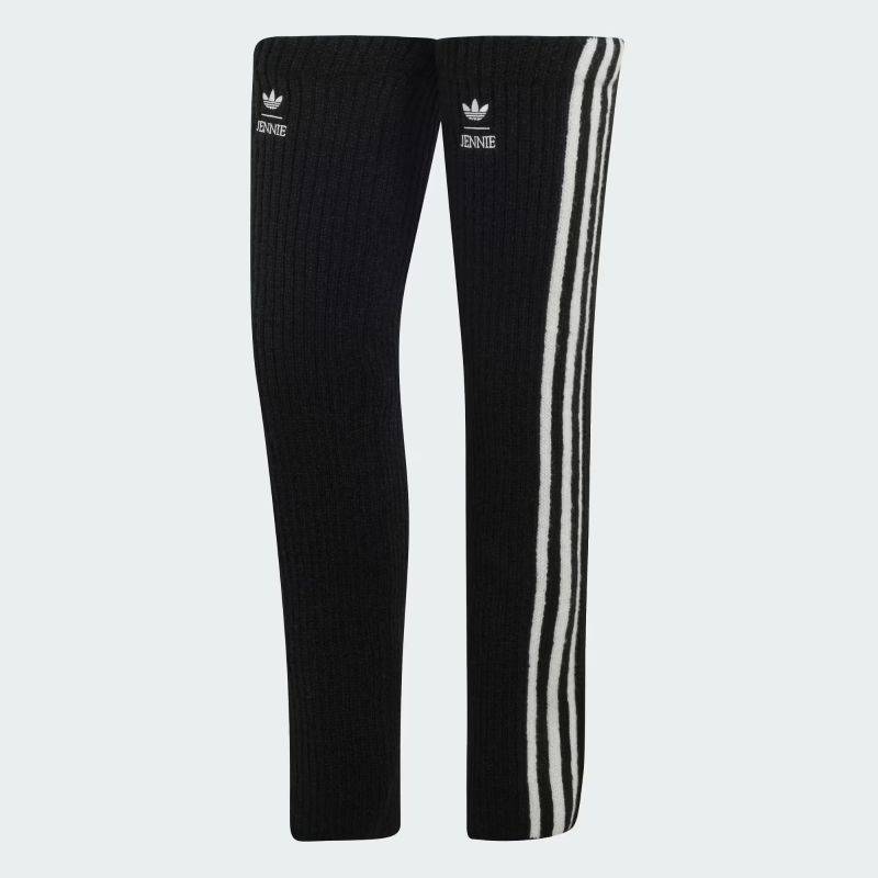 adidas 26Q4 9/1 ADILUNA S2 x JENNIE LEG WARMERS ブラック/ホワイト LD4843