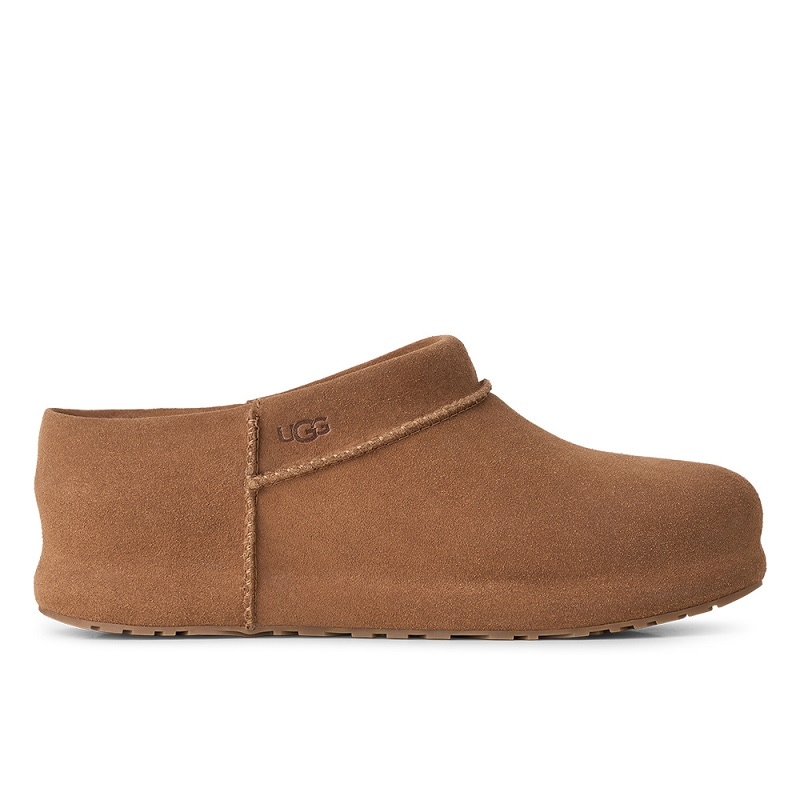 UGG AW26 9/2 W ENWRAP CLOG CHESTNUT 1180254-CHE