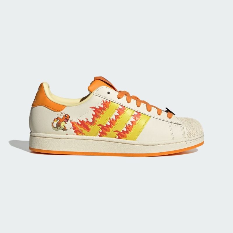 adidas 26Q4 9/15 adidas SUPERSTAR II クリームホワイト/ショックイエロー/オレンジ KI2855