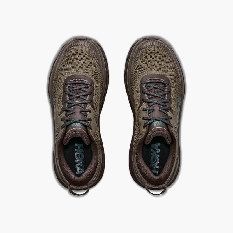 HOKA F26 10/1 M BONDI 7 ANTIQUE OLIVE /CAST IRON 1110518-ALVC