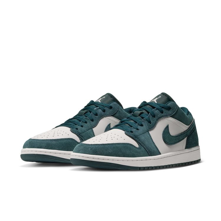 JORDAN BRAND HO26 AIR JORDAN 1 LOW ミッドナイトスプルース/ペールアイボリー-ライトオールウッドブラウン 553558-303