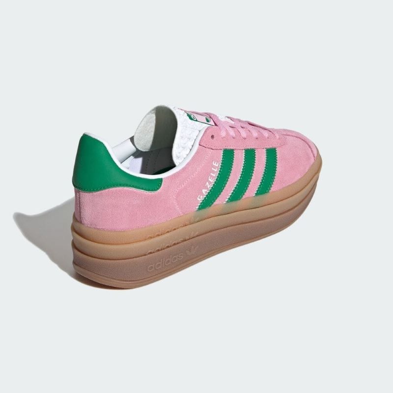 adidas C/O GAZELLE BOLD W トゥルーピンク/グリーン/フットウェア