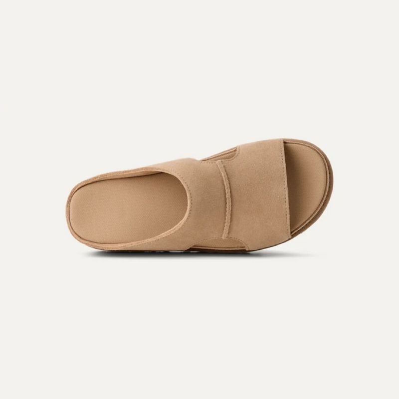UGG S26 2/2 W GOLDENSTAR HI CUTOUT SLIDE SAND 1175132-SAN