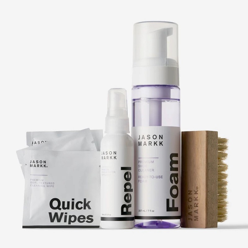 【定番モデル】【靴磨き/ブラシ/防水スプレー】【スニーカーケア】JASON MARKK C/O ジェイソンマーク スニーカー シューズ用 R-T-U フォーム  プレミアム スニーカー ブラシ リペル スプレー クイック ワイプス Care Kit -310320- JM-310320