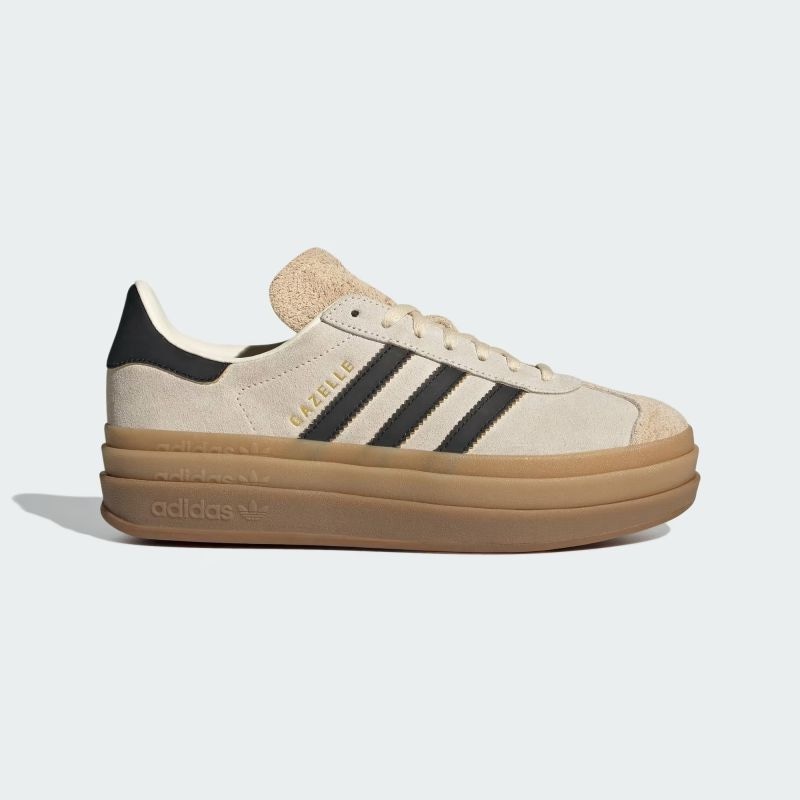 adidas 25Q3 GAZELLE BOLD W クリームホワイト/コアブラック/サンド