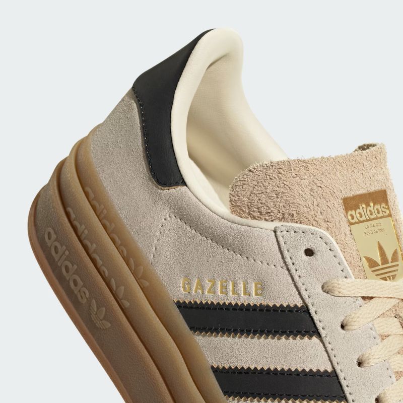 adidas 25Q3 GAZELLE BOLD W クリームホワイト/コアブラック