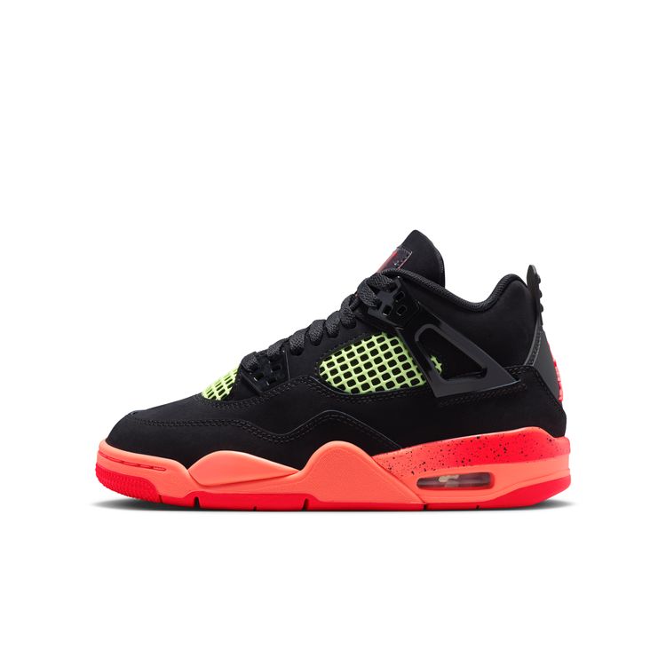 JORDAN BRAND SU26 5/26 AIR JORDAN 4 RETRO GS ブラック/インフラレッド23-ブライトマンゴー II1271-001