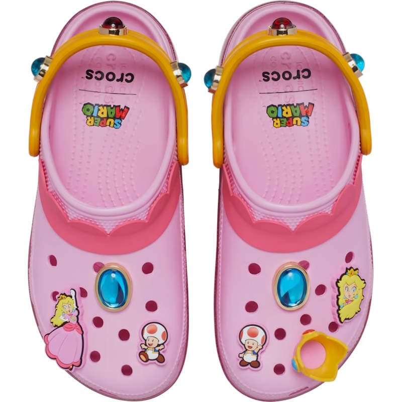 crocs 26Q2 7/16 PRINCESS PEACH CLASSIC PLATFORM CLOG Multi 212137-90H