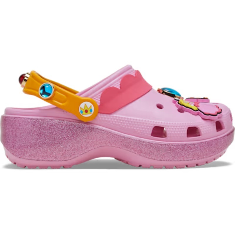 crocs 26Q2 7/16 PRINCESS PEACH CLASSIC PLATFORM CLOG Multi 212137-90H