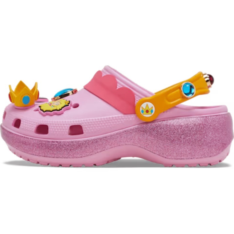 crocs 26Q2 7/16 PRINCESS PEACH CLASSIC PLATFORM CLOG Multi 212137-90H