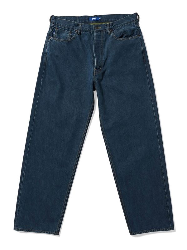 【送料無料】Lafayette 23.11.18 5 POCKET WASHED DENIM PANTS BAGGIE FIT LA231103 ブルー ライトブルー