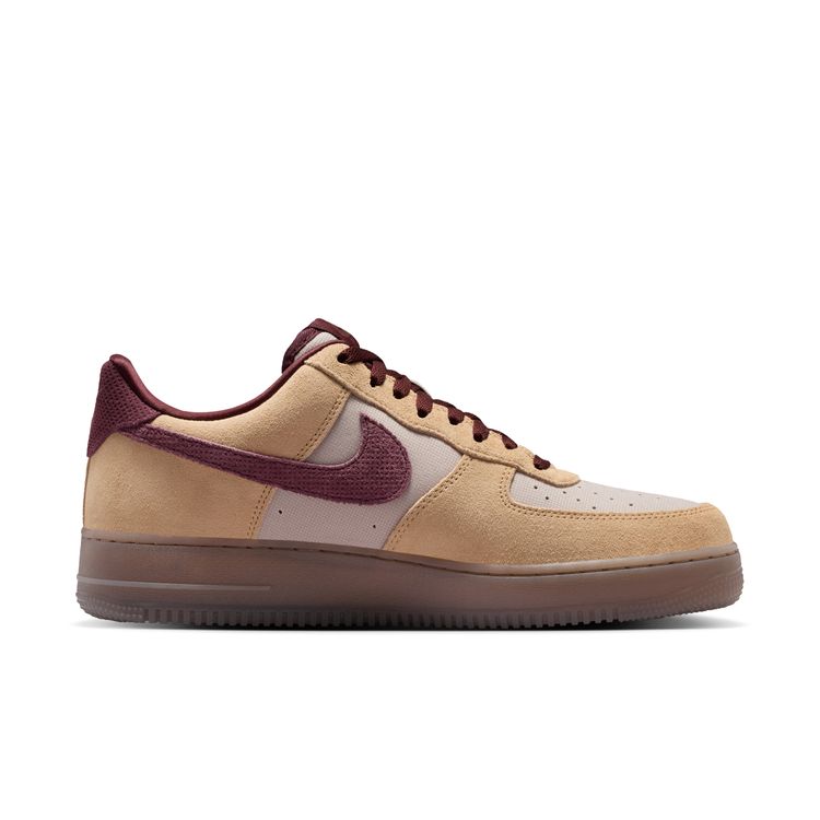 NIKE SP26 NIKE AIR FORCE 1 '07 PRM リネン/バーガンディクラッシュ-ムーンパーティクル IQ3408-286