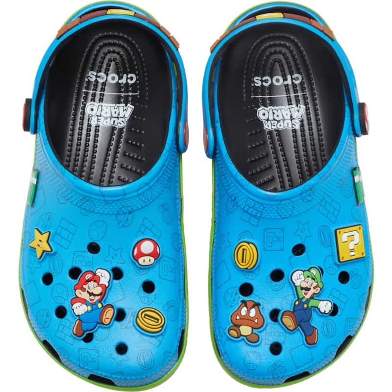 crocs 26Q2 7/16 SUPER MARIO CORE CLASSIC CLOG Multi 212138-90H