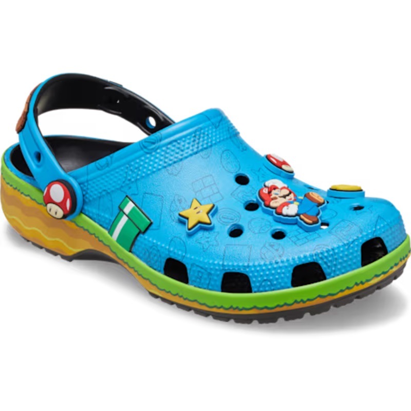 crocs 26Q2 7/16 SUPER MARIO CORE CLASSIC CLOG Multi 212138-90H