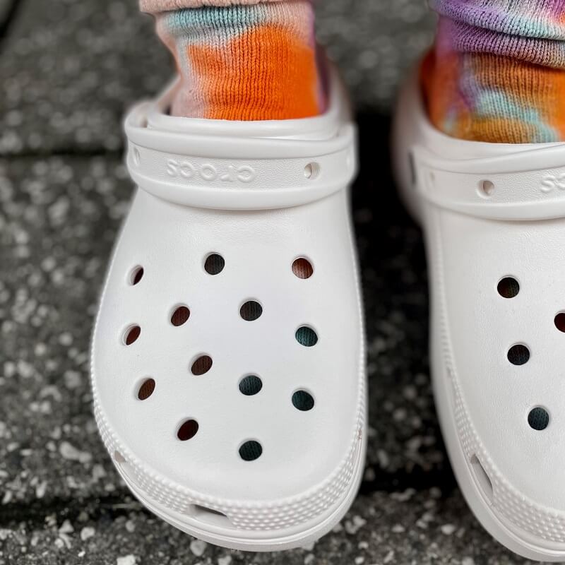 crocs C/O WOMEN'S CLASSIC PLATFORM CLOG White 206750-100｜アメ横