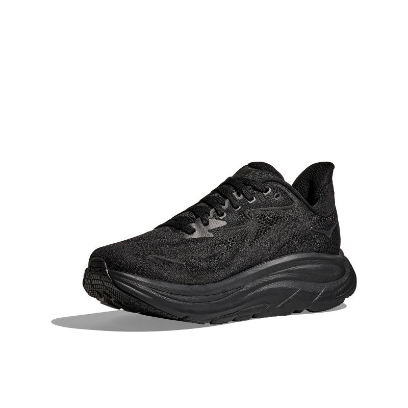 【ホカ/ランニングシューズ/W クリフトン 10】HOKA S25 4/1 W CLIFTON 10 1162031-BBLC BLACK / BLACK