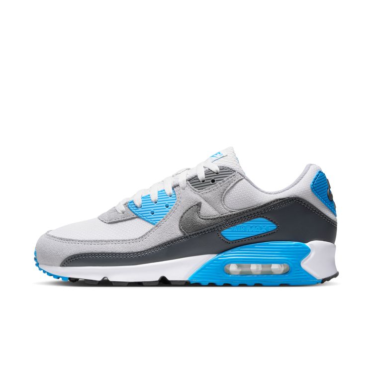 NIKE HO25 NIKE AIR MAX 90 プラチナムティント/アイアングレー-ブルーライトニング DM0029-019