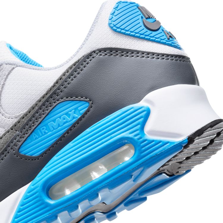 NIKE HO25 NIKE AIR MAX 90 プラチナムティント/アイアングレー-ブルーライトニング DM0029-019