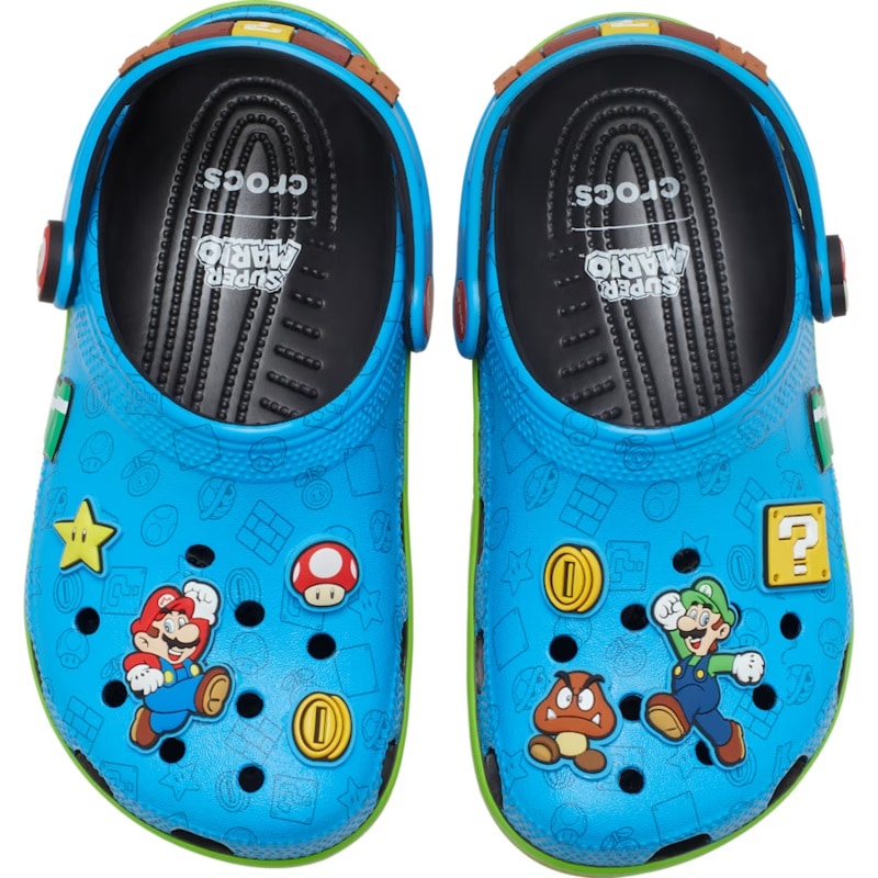 crocs 26Q2 7/16 KIDS' SUPER MARIO CORE CLASSIC CLOG Multi 212139