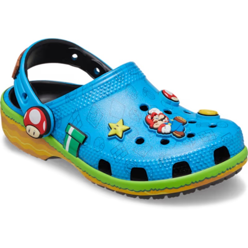 crocs 26Q2 7/16 KIDS' SUPER MARIO CORE CLASSIC CLOG Multi 212139-90H