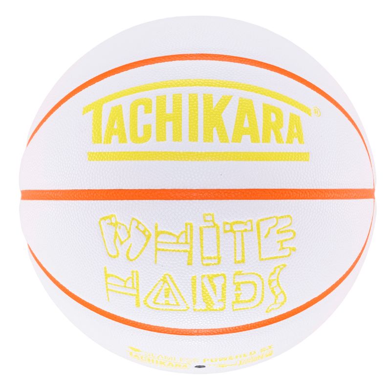 TACHIKARA BASKETBALL WHITE HANDS SB7-2006 ホワイト/ネオンオレンジ/ネオンイエロー