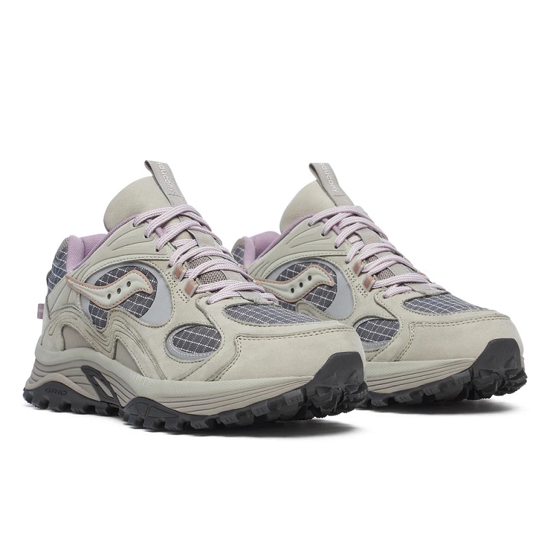 Saucony 25AW GRID AURA X GREY/AGAVE S70924-2