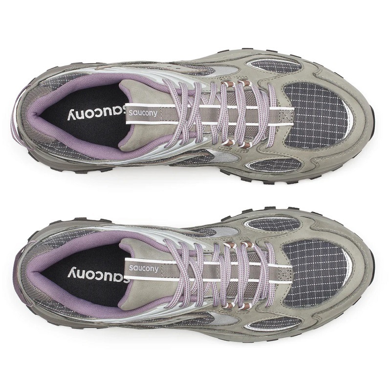 Saucony 25AW GRID AURA X GREY/AGAVE S70924-2