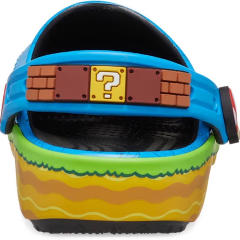 crocs 26Q2 7/16 TODDLERS' SUPER MARIO CORE CLASSIC CLOG Multi 212140-90H