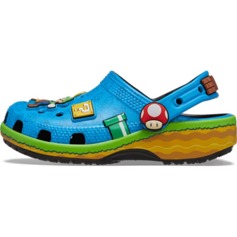 crocs 26Q2 7/16 TODDLERS' SUPER MARIO CORE CLASSIC CLOG Multi 212140-90H