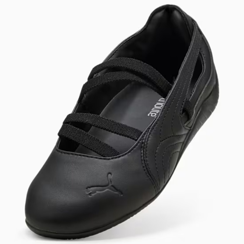 PUMA 26SU 3/13 SPEEDCAT BALLET LTHR WNS PUMA BLACK 406144-01