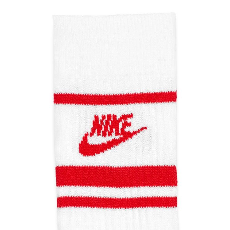 NIKE C/O NIKE NSW Dri-FIT EVREYDAY ESSENTIAL CREW SOX ホワイト/ユニバーシティレッド-ユニバーシティレッド DX5089-102