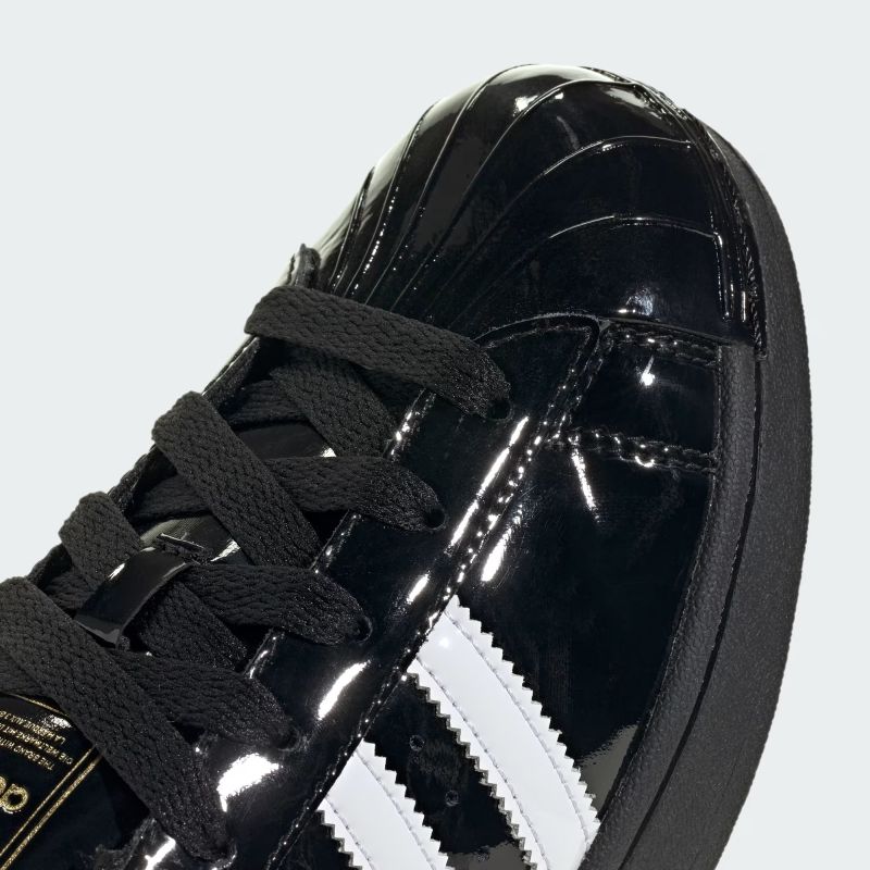 adidas 25Q3 SUPERSTAR II W コアブラック/フットウェアホワイト/ゴールドメタリック JS4009