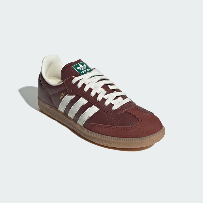 adidas 25Q4 SAMBA OG フォックスブラウン/オフホワイト/ガム JR0892
