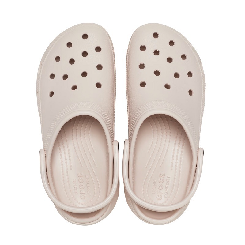 【厚底/4cm】【プラットフォームサンダル】crocs 24SU クロックス サンダル クラシック プラットフォーム クロッグ ウィメン CLASSIC PLATFORM CツLOG W Quartz 206750-6UR クォーツ