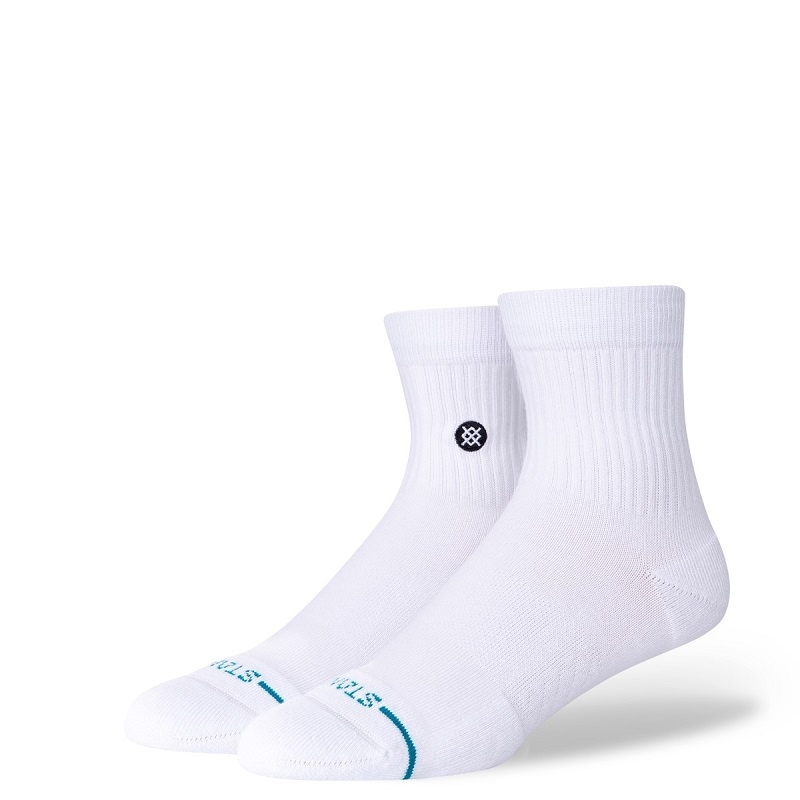 【3足セット】STANCE C/O スタンス アイコン クォーター 3パック ICON QUARTER 3 PACK WHITE A356A21IQP#WHT A356A21IQP-WHT ホワイト